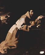 St Francis in Meditation Francisco de Zurbaran